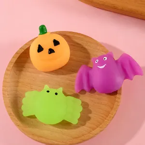 Halloween Cartoon Kürbis Gespenst Fledermaus Squishy Spielzeug Lustig Langsam Aufsteigend Stressabbau Quetschspielzeug Party Geschenk