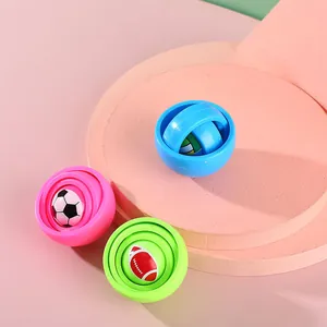 Colorful 3D infinite flipping fidget spinner balls for stress relief and focus