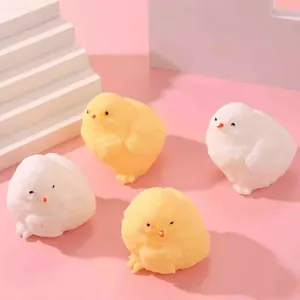 Προσομοίωση Κοτόπουλου Squishy Παιχνίδι Για Παιδιά Ενήλικες Ανακούφιση από το Άγχος Παιχνίδι TPR Μαλακό Κοτόπουλο Παιχνίδι Γραφείου Δώρο