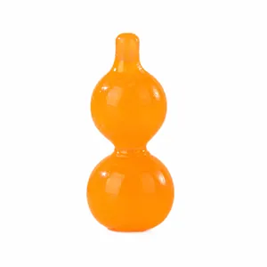 Juguete antiestrés creativo de calabaza luminosa naranja para relajación y enfoque