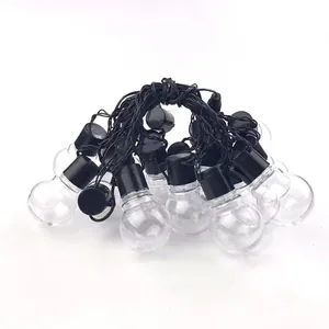 Outdoor G50 globe LED string lights for camping tent and patio ambiance decoration