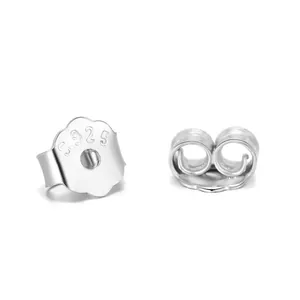 S925 Sterling Silber Schmetterling-Ohrringverschlüsse für DIY-Schmuckherstellung