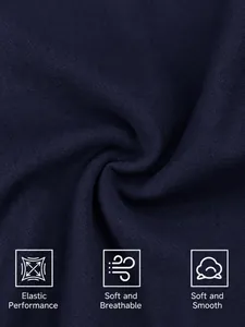 Détail du tissu de sport bleu marine en nylon et élasthanne avec texture en os de serpent