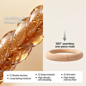 Seamless glossy pantyhose infused with horse oil for moisturizing in nude skin color