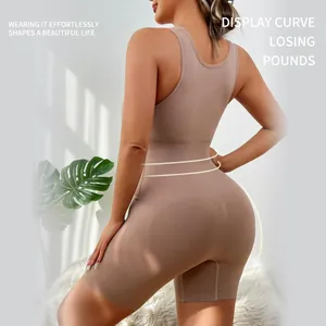 Body modellante taglie forti senza cuciture per controllo pancia e sollevamento glutei