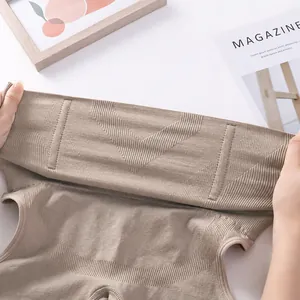 Women High Waist Shapewear Tummy Control Butt Lifter Seamless Hollow Out Body Shaper Panties Briefs For Everyday Wear