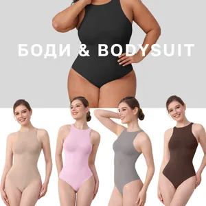 High-quality sleeveless shapewear bodysuit for women in various colors and sizes