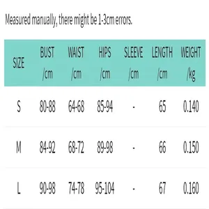 Detailed size chart for lace mini dress showing bust waist and hips measurements