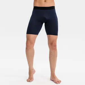 Blaue Kompressions-Laufhose für Herren, ideal für Fitness- und Krafttraining