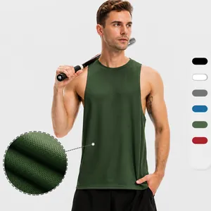 Men's Loose Athletic Tank Top Breathable Mesh Quick-Dry Sleeveless Fitness Running Basketball Training Vest Top