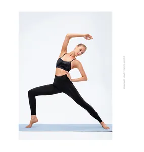 Gevoerde yoga-legging voor dames met hoge taille en zakken voor fitness en hardlopen
