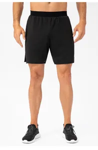 Pantalones cortos de deporte negros para hombre de secado rápido ideales para correr