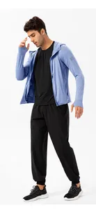 Men's lightweight UPF 50+ sun protection hoodie for breathable outdoor sports performance