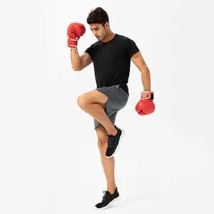 Pantalones cortos deportivos elásticos de secado rápido para hombre para fitness y entrenamiento