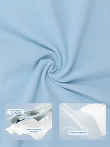 High-quality breathable fabric detail for boys' sports T-shirt made of 80% Nylon 20% Spandex