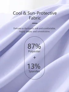 Micro shot of lavender ice silk sun protection fabric with high elasticity textile detail