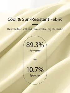 Close-up of high-quality cooling sunscreen fabric for UV protection outdoor sports jacket