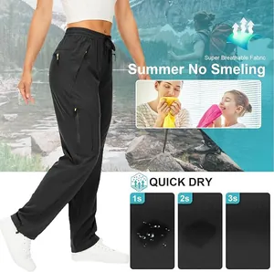 Leichte schnelltrocknende Wanderhose für Damen mit atmungsaktivem Stoff für Outdoor
