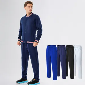 Men's versatile solid color straight-leg sweatpants available in multiple colors for fitness