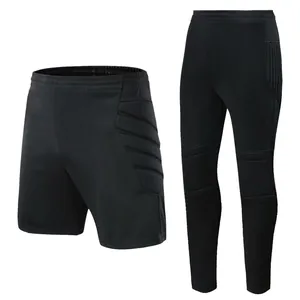 Shorts et pantalons longs de gardien de foot rembourrés avec protection contre les impacts