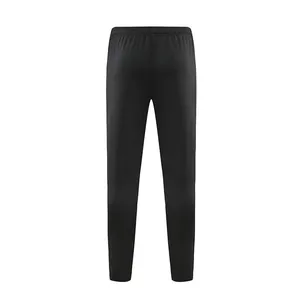 Pantaloni sportivi neri da uomo, pantaloni casual larghi per corsa all'aperto e fitness.