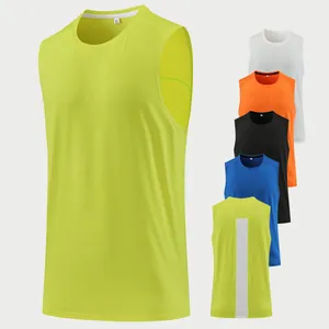 Men's Quick Dry Athletic Tank Top Sleeveless Mesh Gym Vest Running Shirt Breathable Basketball Undershirt Sportswear Top