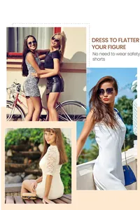 Collage of models in stylish dresses showcasing figure-flattering shapewear results