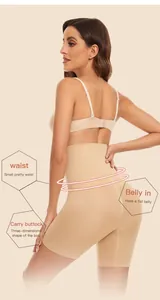 High-waist tummy control shapewear detail showing butt lift and waist slimming effect