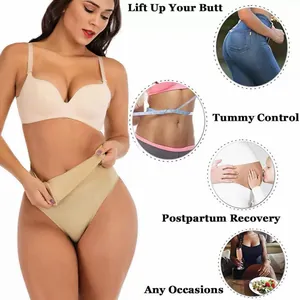 Perizoma modellante a vita alta per donna con controllo pancia ed effetto push-up