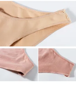 Detailed macro view of seamless stitching and elastic fabric on women's fitness thong