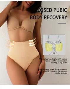 High-waist postpartum recovery shaping panty for effective tummy control and support