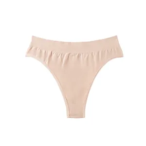 Intimo T-back senza cuciture color nudo per fitness sportivo donna comfort premium