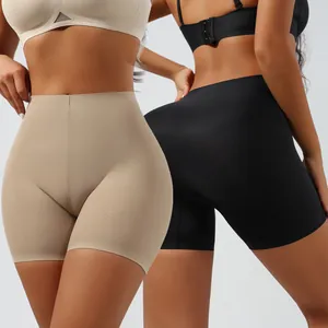 Women Mid Waist Seamless Shapewear Shorts Tummy Control Butt Lifter Safety Pants Postpartum Slimming Body Shaper Briefs