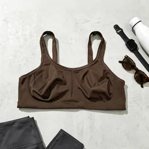 Women's Plus Size Wireless Bra Ultra Thin Cup Full Coverage Sporty Casual Non-Wired Bralette Breathable Large Size Bra