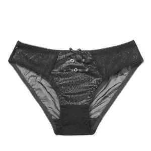 Damen Sexy PU-Leder Python-Muster Höschen Spitze Mesh Transparente Slips Niedrige Taille Dessous Atmungsaktiv Unterwäsche