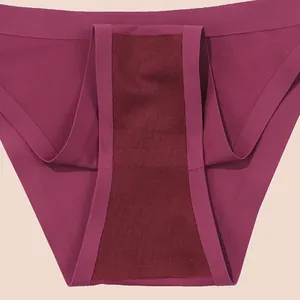 Macro view showing the breathable honeycomb inner gusset of seamless thong underwear.