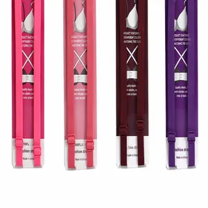 Four colors of 1.2cm adjustable elastic bra straps for versatile lingerie styles