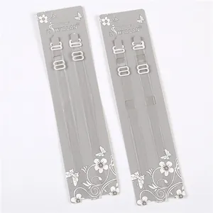 Invisible Clear Bra Straps Adjustable Non-Slip Transparent TPU Invisible Shoulder Straps For Women Lingerie Accessories