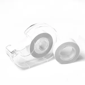 Invisible double-sided fashion tape with dispenser for clothing and skin