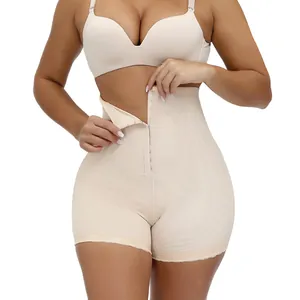 Intimo Modellante da Donna a Vita Alta per il Controllo della Pancia Pantaloncini Postparto con Pizzo e Fibbia Regolabile