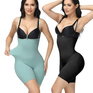 High-waist seamless shapewear bodysuit for effective tummy control and butt lifting effects