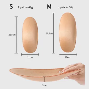 Damen Atmungsaktive Schwamm Hüftpolster Unsichtbare Po-Lifter Einlagen Für Shapewear Unterwäsche Herausnehmbare Verdickte Hüftpolster