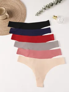Detailed view of seamless ice silk thongs in multiple colors for yoga and fitness