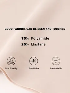 Détail en gros plan du tissu en soie glacée respirant pour sous-vêtements sans couture