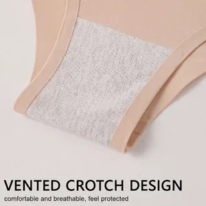 Gros plan sur un string sans couture en soie glacée avec entrejambe respirant pour femme.