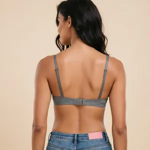 Vista posteriore del reggiseno a triangolo in modal senza ferretto sostegno morbido