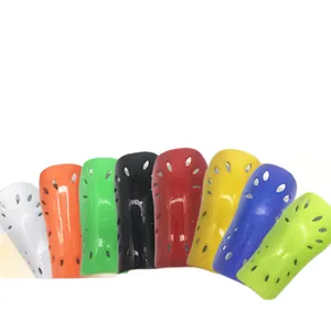 Professional soccer shin guards in multiple colors for adults and children training