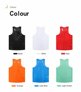 Breathable quick-dry mesh running tank top available in six different vibrant colors
