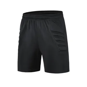 Professional Soccer Goalkeeper Shorts With Protective Side Padding Breathable Quick Dry Training Sports Shorts For Men Women Unisex
