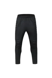 Professional Soccer Goalkeeper Training Pants Padded Goalie Trousers Men Women Youth Quick Dry Polyester Athletic Bottoms